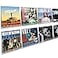 upsimples 8 Pack Vinyl Record Wall Mount Shelves 12 Vinyl Holder for Album Record Storage Display Clear Acrylic Floating Shelves for Wall Decor Kids Bookshelf Magazine Rack Picture Ledge