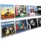 upsimples 8 Pack Vinyl Record Wall Mount Shelves 12 Vinyl Holder for Album Record Storage Display Clear Acrylic Floating Shelves for Wall Decor Kids Bookshelf Magazine Rack Picture Ledge