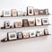 Axeman 72 Inch Floating Shelves Walnut Picture Ledge Shelf Set of 3 Rustic Wood Wall Shelves with Lip 72 Walnut Picture Shelf for Wall with Ledge Photo Shelves