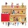 PHOENANCEE for Tonies Shelf Magneticfor Toniebox Figures Storage Display Shelf 4048 CharacterWall Floating Shelves WoodenCompatible Charging Station for Children Kids RoomPine3 Tier