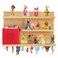 PHOENANCEE for Tonies Shelf Magneticfor Toniebox Figures Storage Display Shelf 4048 CharacterWall Floating Shelves WoodenCompatible Charging Station for Children Kids RoomPine3 Tier