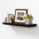 AHDECOR White Floating Shelves Wall Mounted Deeper Wall Storage Shelf for Home Dcor Super Sturdy Easy to Install 36 Wide 775 Deep