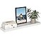 Ballucci Floating Shelf 36 Wood Wall Shelf with Invisible Brackets for Bathroom Living Room Bedroom Kitchen Nursery 8 Deep White