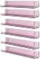 Sooyee 15 Inch Wall Shelves Floating Shelf Small Bookshelf for Kids Room Hanging Shelves for Wall Storage Toy Picture Ledge Display Shelf 6 Pack Violet