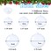 OJYUDD 50 Set 100PCS Clear Plastic Fillable OrnamentsTransparent DIY Christmas Fillable BallPlastic DIY Fillable Decoration Balls 5 Different Sizes for Christmas TreeWeddingPartyHome Decor