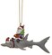 Cape Shore Santa Riding Hammerhead Shark Coastal Deep Sea Christmas Holiday Ornament