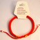 fengshuisale New Feng Shui 2PCS Guru Rinpoche Sticker W Red String Breacelet W2094