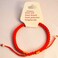 fengshuisale New Feng Shui 2PCS Guru Rinpoche Sticker W Red String Breacelet W2094