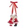 Kurt Adler Porcelain Kissing Santa and Mrs Claus Ornament