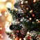 gootrades Set of 24 Mini Shatterproof Christmas Balls Tree Ornaments Party Decoration 3cm118 Black
