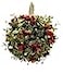 Ganz Kissing Krystal 8 Large Kissball Ornament Red Mistletoe Plastic