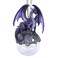 Pacific Giftware Checkmate Dragon Ornament Ball by Ruth Thompson Christmas Tree Holiday Decoration Gift Decor Hoarfrost Purple