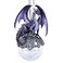 Pacific Giftware Checkmate Dragon Ornament Ball by Ruth Thompson Christmas Tree Holiday Decoration Gift Decor Hoarfrost Purple