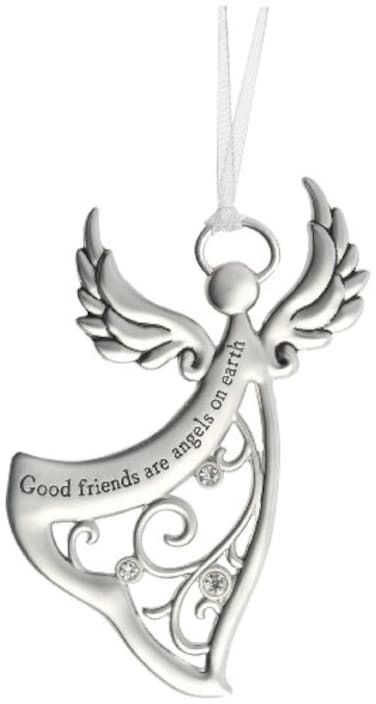 Ganz Angels By Your Side Ornament Metal Good friends are angels on earth