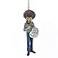 Kurt Adler Kurt S Adler Bob Ross 5 Molded Ornament Standard