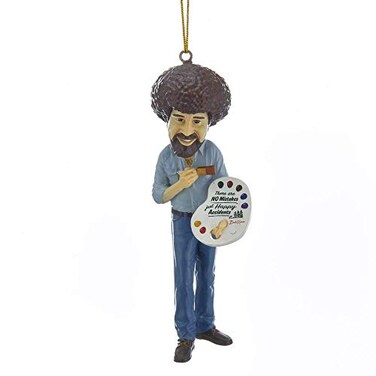 Kurt Adler Kurt S Adler Bob Ross 5 Molded Ornament Standard