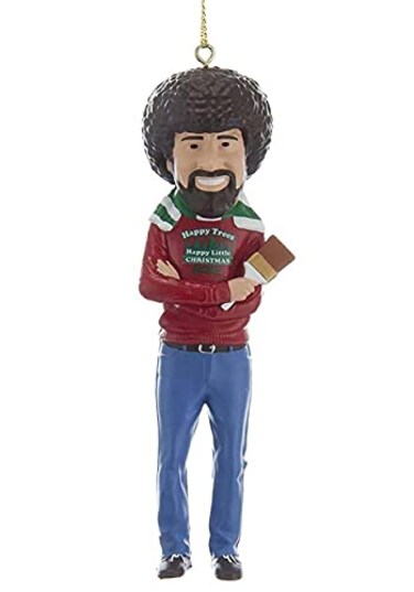 Kurt Adler Bob Ross Figural Ornament by