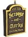 Tree Buddees A Christmas Carol Scrooge Marley Counting House Sign Ornament