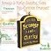 Tree Buddees A Christmas Carol Scrooge Marley Counting House Sign Ornament