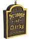 Tree Buddees A Christmas Carol Scrooge Marley Counting House Sign Ornament
