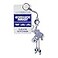 LUCKBOOSTIUM Evil Eye Elephant Keychain with Crystal Rhinestones Protective Elephant Amulet for Good Luck Spiritual Charms Bag Accessories Rear View Mirror or Doorway Charm Home Dcor Piece