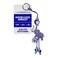 LUCKBOOSTIUM Evil Eye Elephant Keychain with Crystal Rhinestones Protective Elephant Amulet for Good Luck Spiritual Charms Bag Accessories Rear View Mirror or Doorway Charm Home Dcor Piece