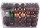 BRUBAKER 101 Pack Assorted Christmas Ball Ornaments Shatterproof with Green Pickle and Tree Topper Designed in Germany Brown