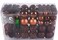 BRUBAKER 101 Pack Assorted Christmas Ball Ornaments Shatterproof with Green Pickle and Tree Topper Designed in Germany Brown