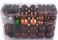 BRUBAKER 101 Pack Assorted Christmas Ball Ornaments Shatterproof with Green Pickle and Tree Topper Designed in Germany Brown