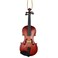 Dselvgvu Wooden String Miniature Violin Hanging Ornament Mini Musical Instrument Replica Holiday Tree Home Decoration Display Ornament 472 Violin