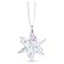 Swarovski SWAROVSKI Shimmer Star Ornament Small Multicolored Crystals on White Satin Ribbon Part of the Classic Collection