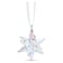 Swarovski SWAROVSKI Shimmer Star Ornament Small Multicolored Crystals on White Satin Ribbon Part of the Classic Collection