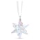 Swarovski SWAROVSKI Shimmer Star Ornament Small Multicolored Crystals on White Satin Ribbon Part of the Classic Collection