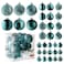 PREXTEX Prextex 36Pieces Christmas Ornaments Set Shatterproof Festive Olive Green Christmas Tree Balls Decorations in 3 Sizes and 6 Styles with Hanging Loops for Tree Wreath Dazzling Holiday Party Dec
