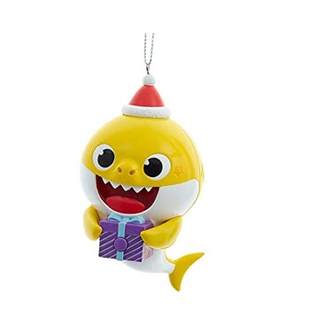 Kurt Adler Baby Shark Ollie with Sound Ornament by