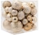 LUCKYCHRIS Christmas Ball Ornaments Champagne Christmas Tree Decorations with Hang Rope36pcs Shatterproof Christmas Ornaments Set with 6 Styles in 3 SizesSmall Medium Large