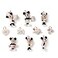 Lenox 895918 Disney Romantic Moments 10Piece Mini Ornament Set