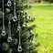 DAHI 28pcs 3 Christmas Glass Teardrop Ornaments Chandelier Clear Crystal Glass Raindrop Ornaments for Christmas Tree Decorations