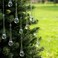 DAHI 28pcs 3 Christmas Glass Teardrop Ornaments Chandelier Clear Crystal Glass Raindrop Ornaments for Christmas Tree Decorations