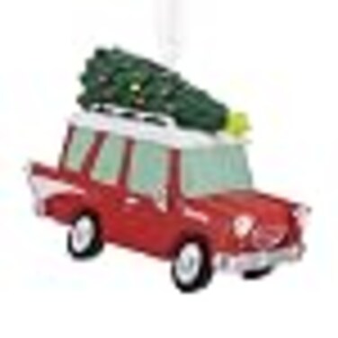 Hallmark Red Pickup Truck Christmas Ornament 0001HGO3102