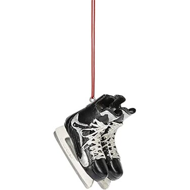 Midwest-CBK Midwest Hockey Skates Christmas Tree Ornament 25 Inch Multicolor