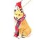 Conversation Concepts Shiba Inu Tiny Miniature One Christmas Ornament Delightful Made with Plastic Gold