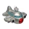 Old World Christmas Airplane Glass Blown Ornament for Christmas Tree Handcrafted Holiday Decoration Transportation Collection