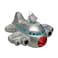 Old World Christmas Airplane Glass Blown Ornament for Christmas Tree Handcrafted Holiday Decoration Transportation Collection