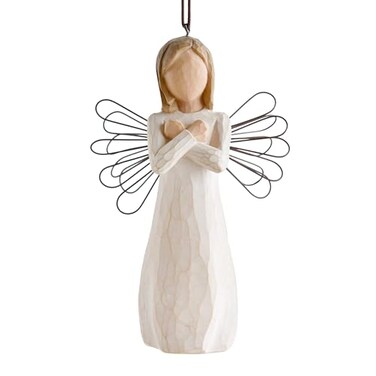 Willow Tree Sign for Love Ornament Sculpted HandPainted Figure