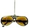 Kurt S. Kurt S Adler YAMEP2903 Elvis Presley Sunglasses Ornament Gold 35