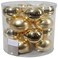 Decoris Shiny Matte Baubles Ornament Gold