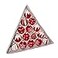 Kurt S. Kurt Adler 157Inch RedWhite Decorated Glass Ball Ornament Set of 15