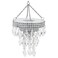 K&Company Plastic Chandelier Christmas Tree Ornament T0807 New