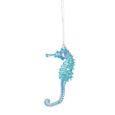 GALLERIE II Gallerie II Seahorse Christmas Xmas Ornament Blue